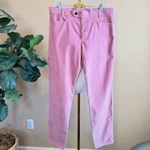 Greyson Golf Pants Appaloosa Corduroy Mens 34 x 32 Quartz Pink Stretch Taper EUC